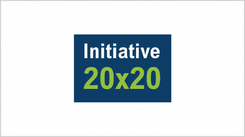 Awarded for the 20x20 Initiative in 2019.